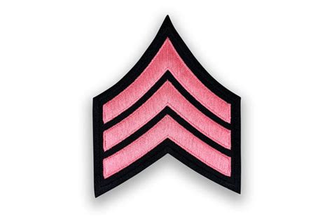 Lieutenant Cdcr Pink Ribbon Star Chest Badge Patch Custom Pins And Buckles