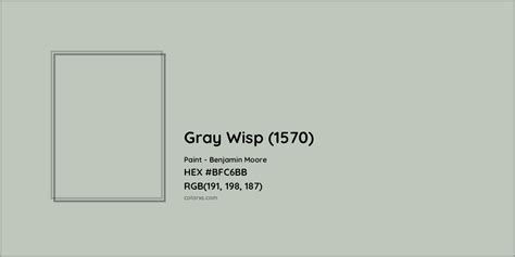 Benjamin Moore Gray Wisp 1570 Paint Color Codes Similar Paints And