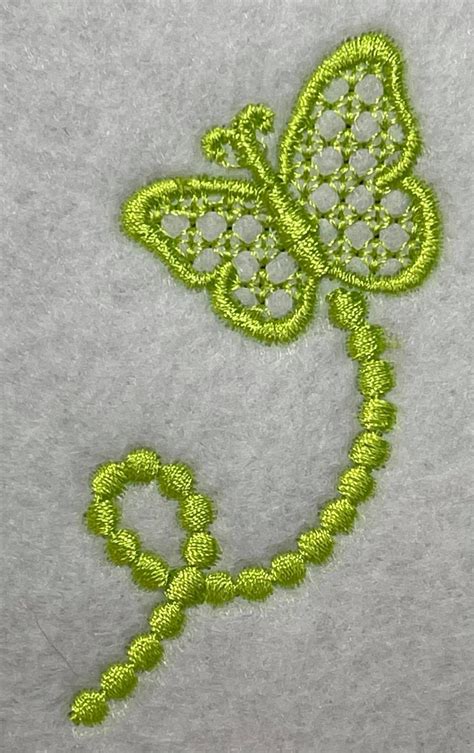 Butterfly Motif Machine Embroidery Design Etsy