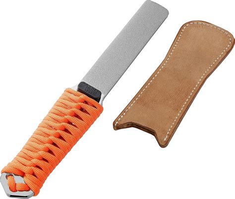 SHARPAL N BUDDYGUARD Dual Grit Diamond Knife Tool Sharpener Sharpening Stones With Leather
