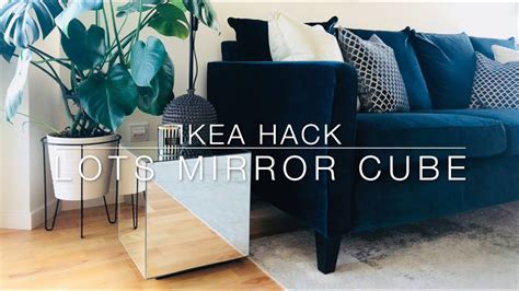 Diy large grid mirror | ikea hack hey guys! IKEA HACK DIY Lots Mirror Cube - YouTube | Ikea, Ikea hack ...