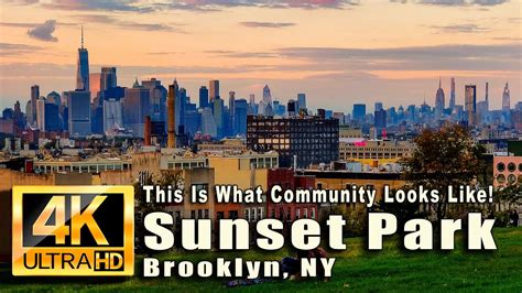 Beautiful Sunset Sunset Park Brooklyn Ny Youtube