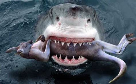 The rule on other sea fishing is different between shia muslims and sunni. Shark spotted eating joey in Tennessee river near chattanooga