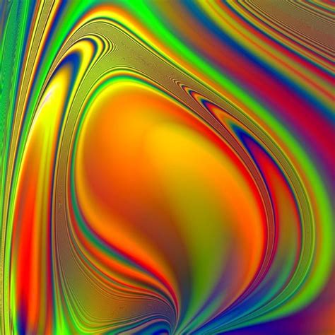 Abstract Fractal Art Colorful Art
