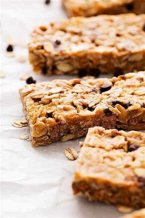 No Bake Chewy Granola Bars Video Creme De La Crumb