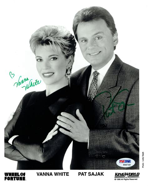 How much does an ultrasound technician make a year? Vanna-White-Pat-Sajak-Signed-Wheel-of-Fortune-Auto-8x10-Photo-PSA-DNA-W98748