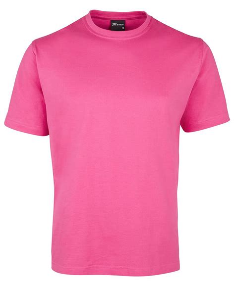 Wholesale Clothing Mens T Shirt Hot Pink Classic Tee Use With