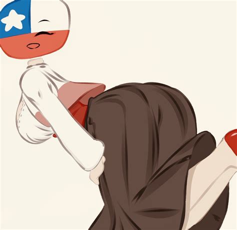 rule 34 1girls big breasts chile countryhumans chilean flag clothing countryhumans