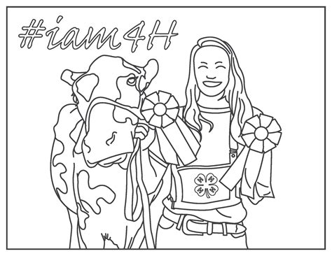 4 H Cloverbud Coloring Pages Coloring Pages