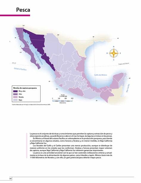 Audiolibros / аудиокниги на испанском. Atlas de México cuarto grado 2017-2018 - Página 54 ...