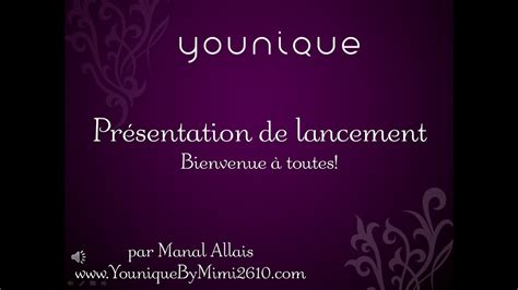presentation de lancement younique france youtube