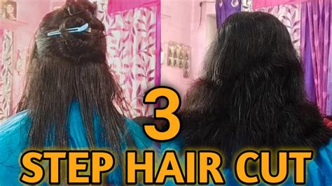 How To Do Hair Cut In 3 Steps Three Step Hair Cutting 3 Step Hair