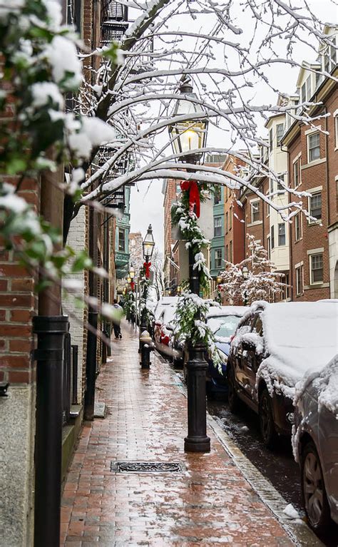 The Snowy Streets Of Boston Photograph By Alexandra Herzog Fine Art