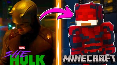 Daredevil She Hulk In Minecraft Fisk Superhero Mod Update Youtube