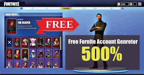 Free Fortnite Account Generator