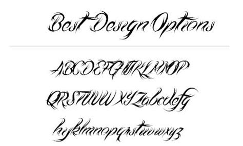 Bickham script alt two (4414 загрузок). Free Tattoo Fonts With Tribal Designs to Boost Your Font ...