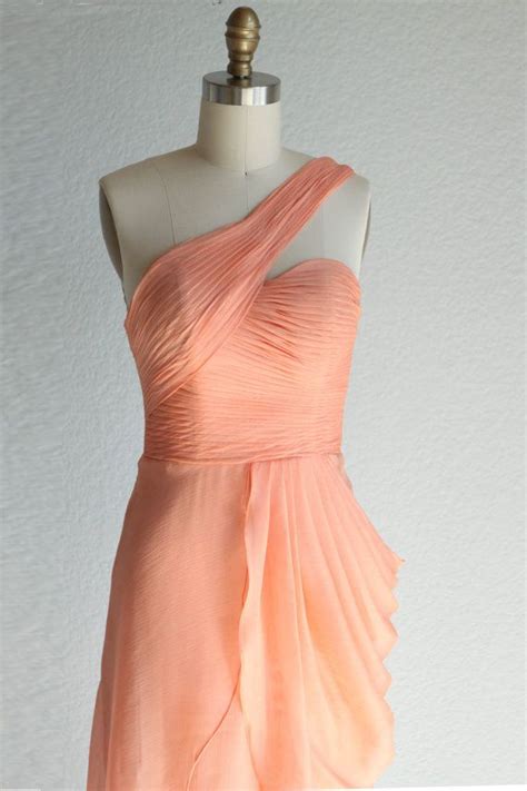 Dusty Coral Bridesmaid Dresses Romantic Dress Peach Dress Vestidos