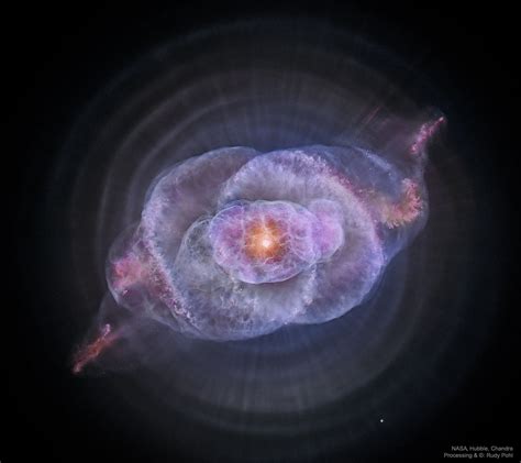 Apod 2019 May 1 The Cats Eye Nebula In Optical And X Ray