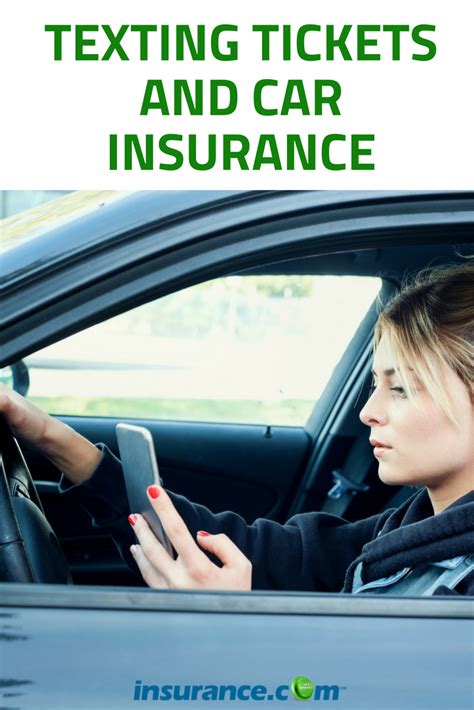 If You Get A Ticket For Texting Your Car Insurance Rates May Go Up