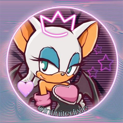 Rouge Sonic Battle Icon Rouge The Bat Sonic Favorite Character
