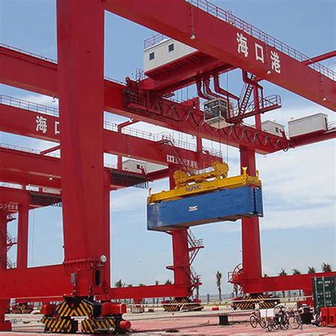 Heavy Duty Rail Mounted Container Gantry Crane 5010 Tons With Working