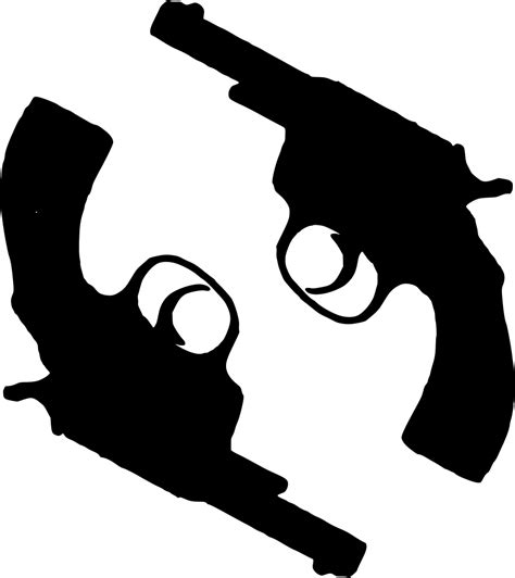 Svg Weapon Revolver Armed Two Free Svg Image And Icon Svg Silh
