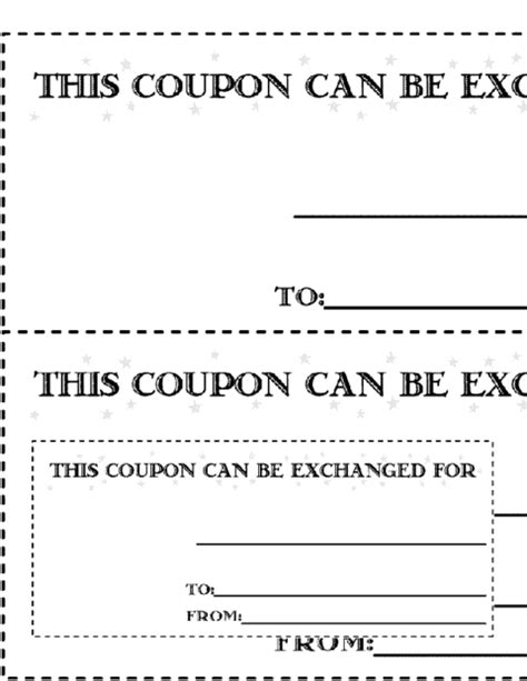 11 Free Coupon Templates Word Excel Pdf Formats