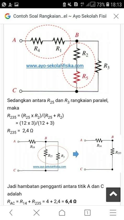 Rumus Hambatan Pengganti Pada Rangkaian Seri Paralel Edukasi Lif Co Id
