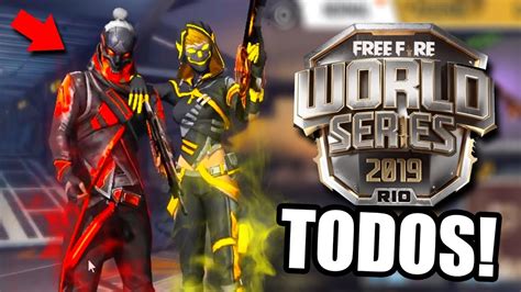 Copa do mundo de free fire de 2019), foi o primeiro torneio a nível mundial do jogo free fire realizado pela garena, desenvolvedora do jogo. COMPRE TODOS LOS TRAJES DEL MUNDIAL DE FREE FIRE ...