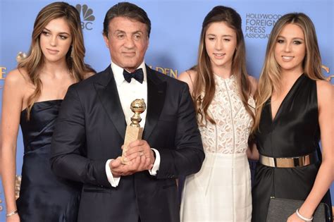Sylvester Stallones Daughters To Be Named Miss Golden Globe Page Six