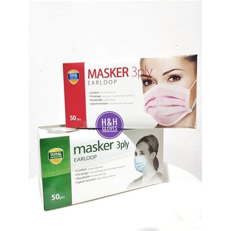 Masker Earloop 3ply / Masker Karet 3 ply/ Masker Karet Bedah /Surgical