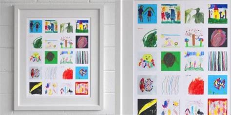 Artrooms Collage A Smart Way To Display Childrens Art Kidsomania