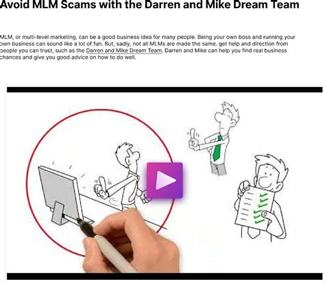 Avoid Mlm Scams With The Darren And Mike Dream Team Figma Community