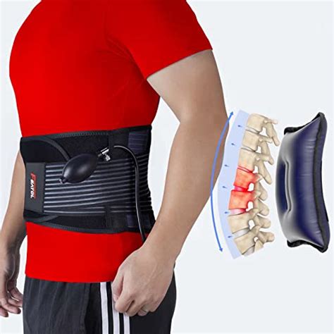 Featol Back Brace With Inflatable Pad For Women Men Lower Back Pain