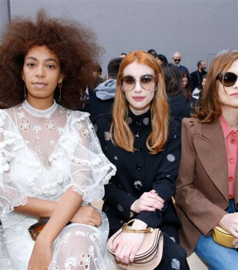 In Beeld Celebs Front Row Op Paris Fashion Week Ellebe