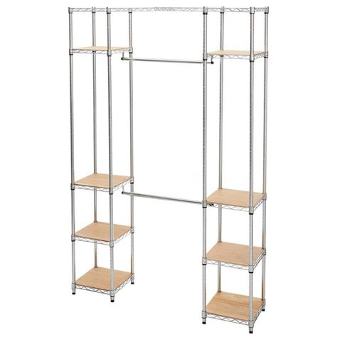 Trinity EcoStorage Expandable Closet Organizer |56"-78"W x 14"D x 84"H