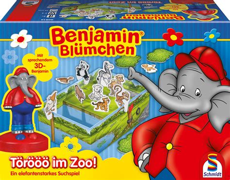 Schmidt Spiele Benjamin Blümchen Törööö Im Zoo Kinderspiel Weltbildde