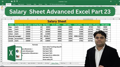 How To Create Salary Sheet In Microsoft Excel Salary Sheet In Excel