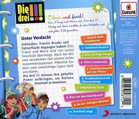 Meine tante (wohnen) nicht weit von uns. Unter Verdacht / Die drei Ausrufezeichen Bd.47 (Audio-CD ...