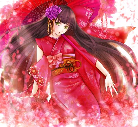 Anime Kimono Princess Msyugioh123 Anime Girl Kimono Anime Kimonos