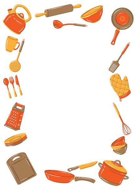 12700 Cooking Borders Illustrations Royalty Free Vector Graphics