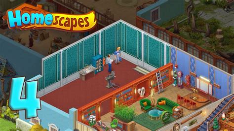 Homescapes Gameplay Story Library And Secret Room Day 4 Библиотека и
