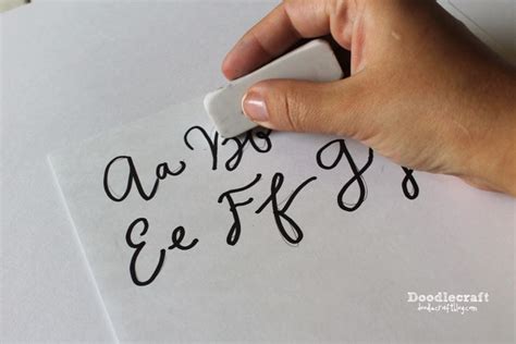 Doodlecraft How To Fake Script Calligraphy