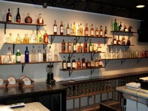Liquor Bottle Shelving Basement Bar Designs Bars For Home Glass