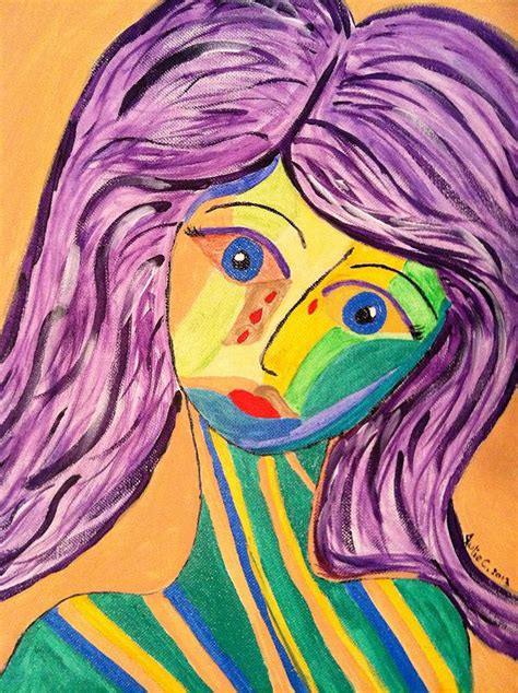 Purple Painting By Julie Crisan Fine Art America