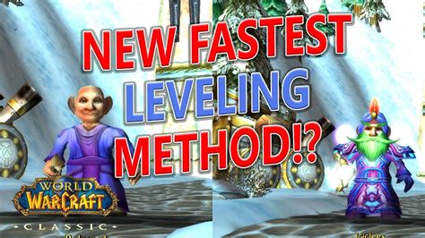 Wow Classic New Fastest Leveling Method Mage Leveling Challenge