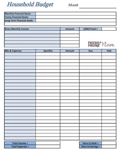 Two other great options to explore are this 2 page tip: 14 Free Printable Budget Templates That Will Save Your ...