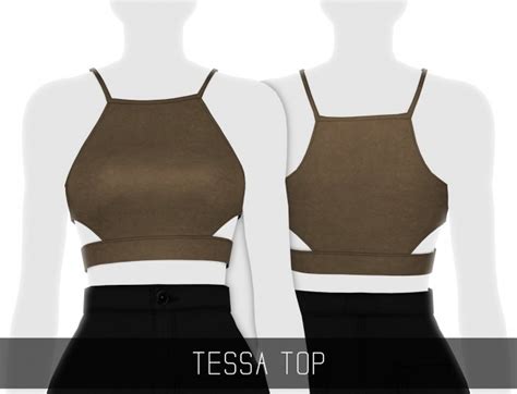 Tessa Top At Simpliciaty Sims 4 Updates