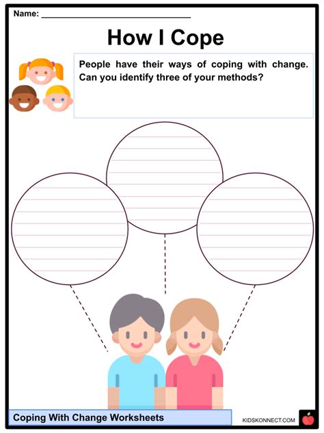 Coping With Change Facts And Worksheets For Kids Kidskonnect