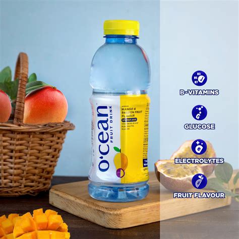 Ocean Fruit Water Mango And Passion Fruit Ocean Beverages